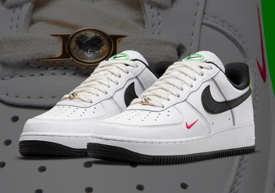 Precious Stones And Snakeskins Accent The Nike Air Force 1 Low “Just Do It”