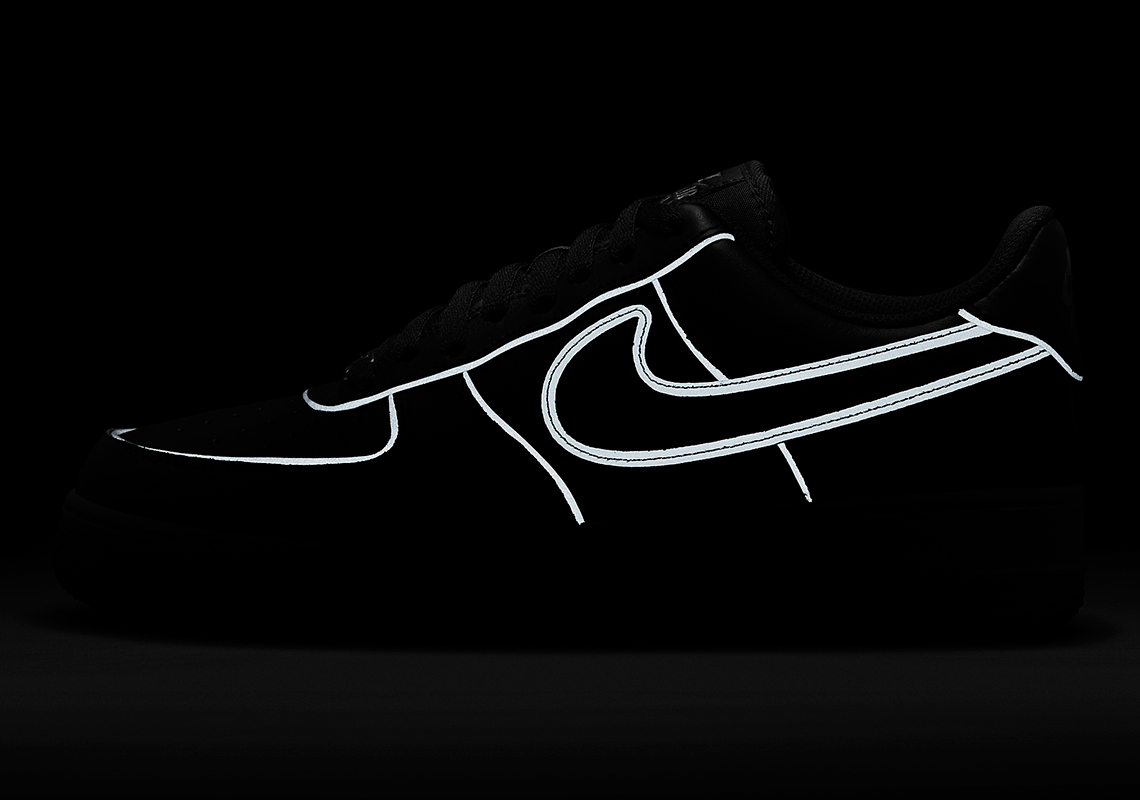 Nike Air Force 1 '07 LV8 Black White Reflective