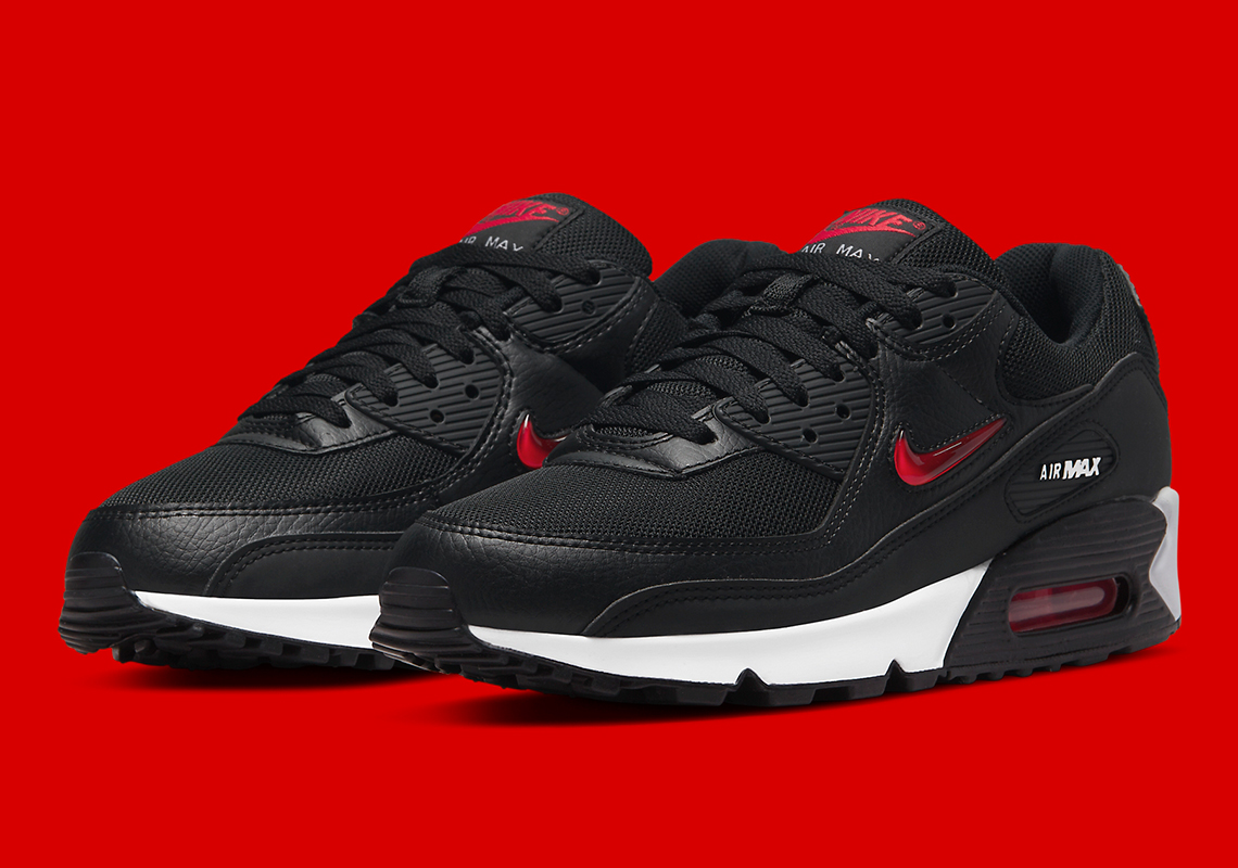Jewel Swooshes Return To This Nike Air Max 90 "Bred"