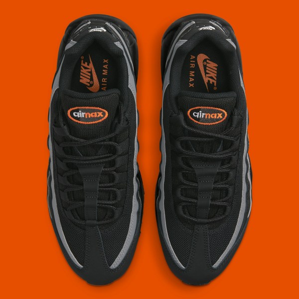 Nike Air Max 95 Black/Grey/Orange DX2657-001 | SneakerNews.com