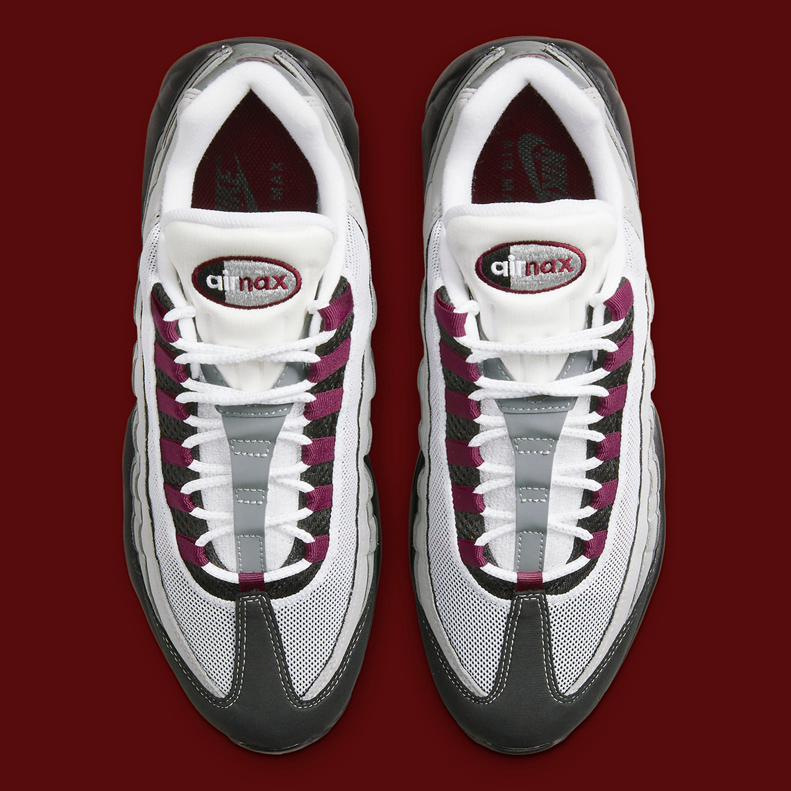 maroon nike air max 95