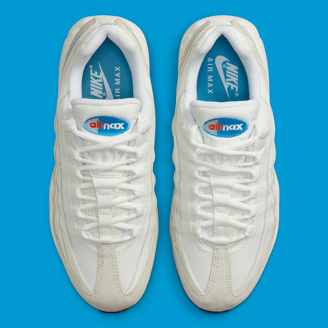 Nike Air Max 95 Summit White University Blue Dj9981 100 5