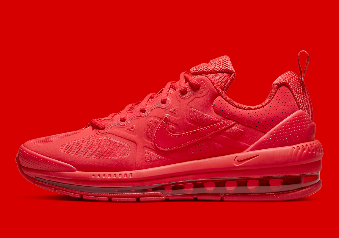 all red nike air maxes