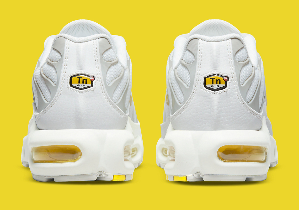 White and yellow 2025 air max plus