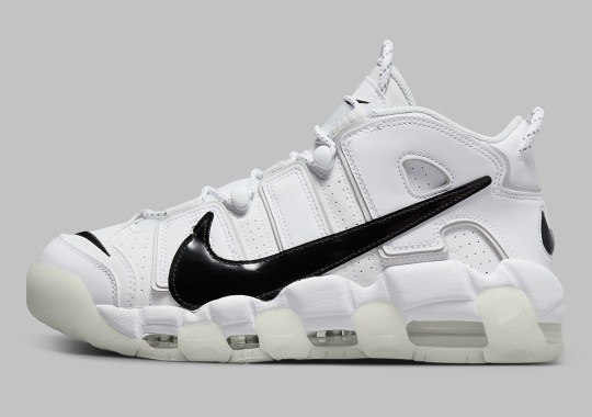 Nike Air More Uptempo "Copy Paste" Comes Clean In White