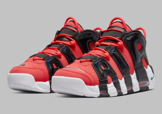 Nike Air More Uptempo “I Got Next” Appears In Bold Red And Black