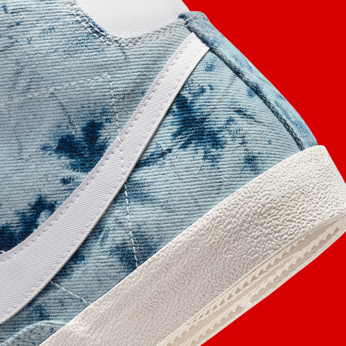 nike blazer mid 77 bleached denim