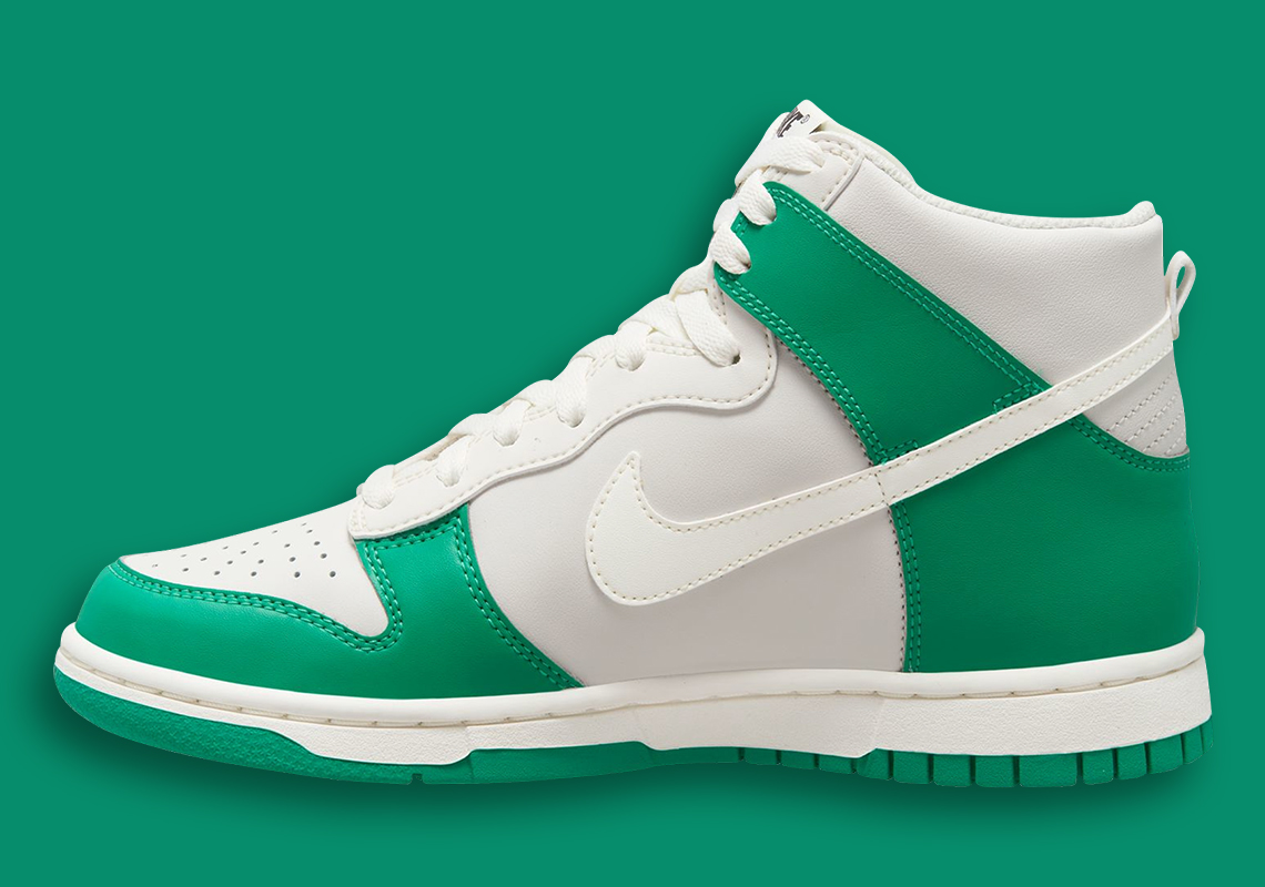 nike dunk high gs white green db2179 002 release date 1