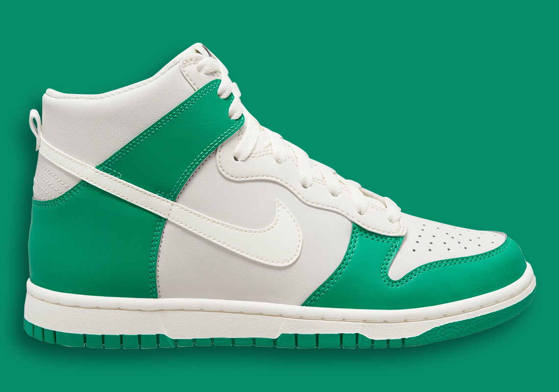 nike dunk high gs white green db2179 002 release date 2
