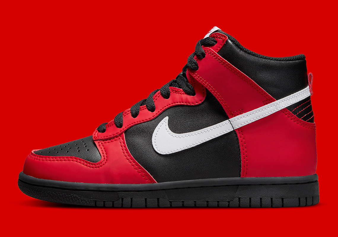 red and black dunks