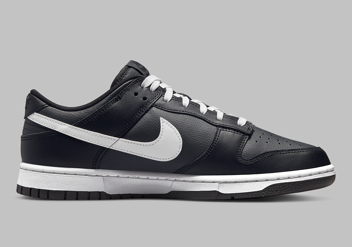 nike dunk low retro black white release date