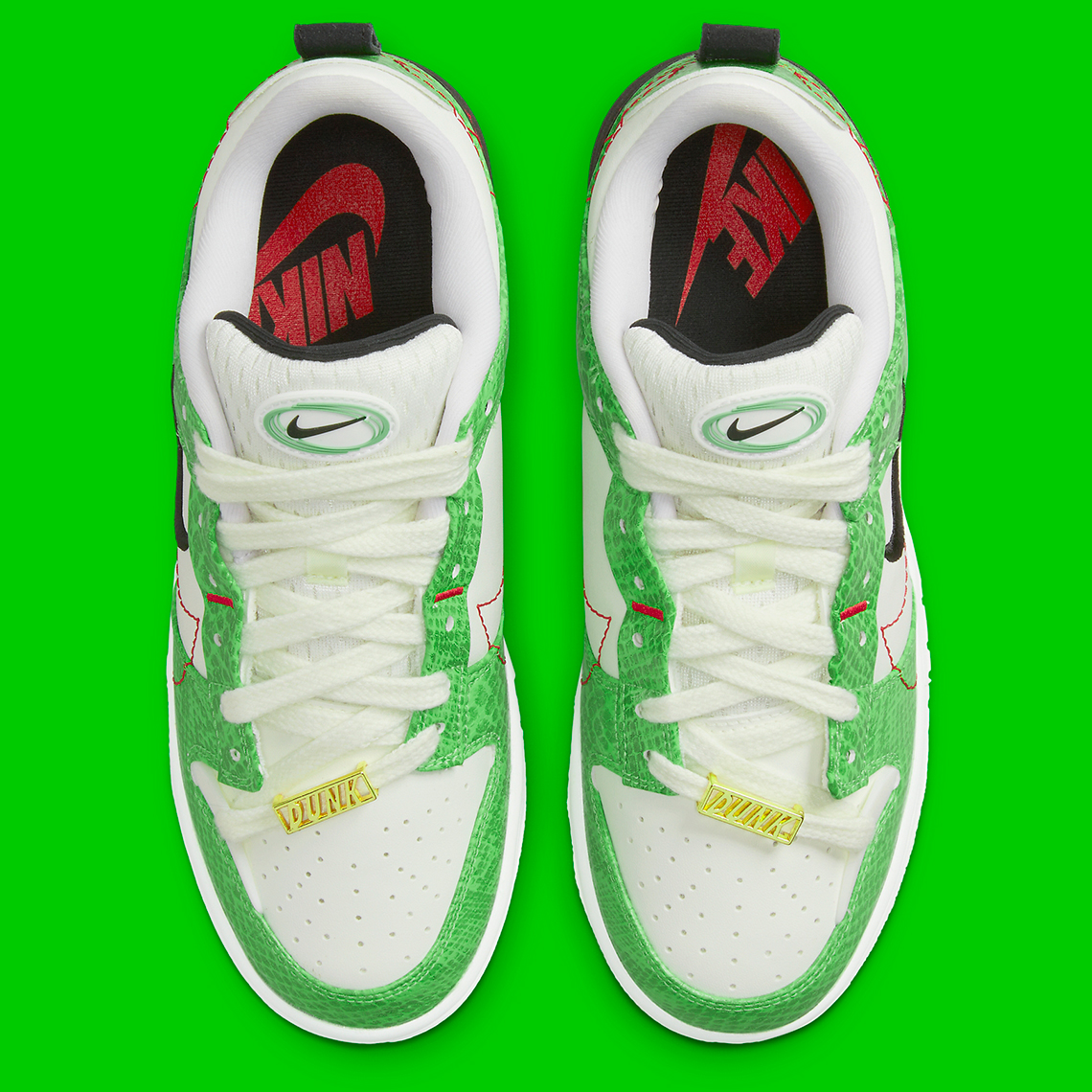 Nike Dunk Low Disrupt 2 Green Snakeskin Dv1491 101 Release Date 8