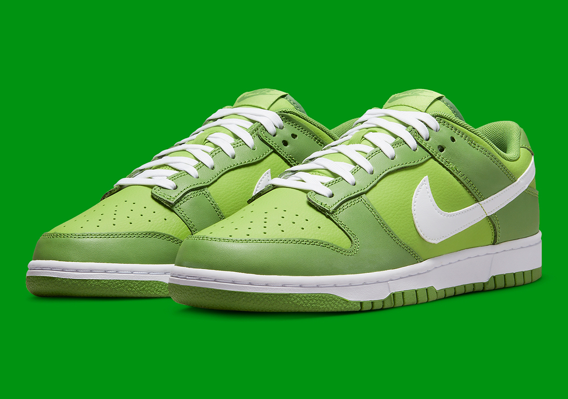 Nike Dunk Low Green White Dj6188-300 Release Info | Sneakernews.Com