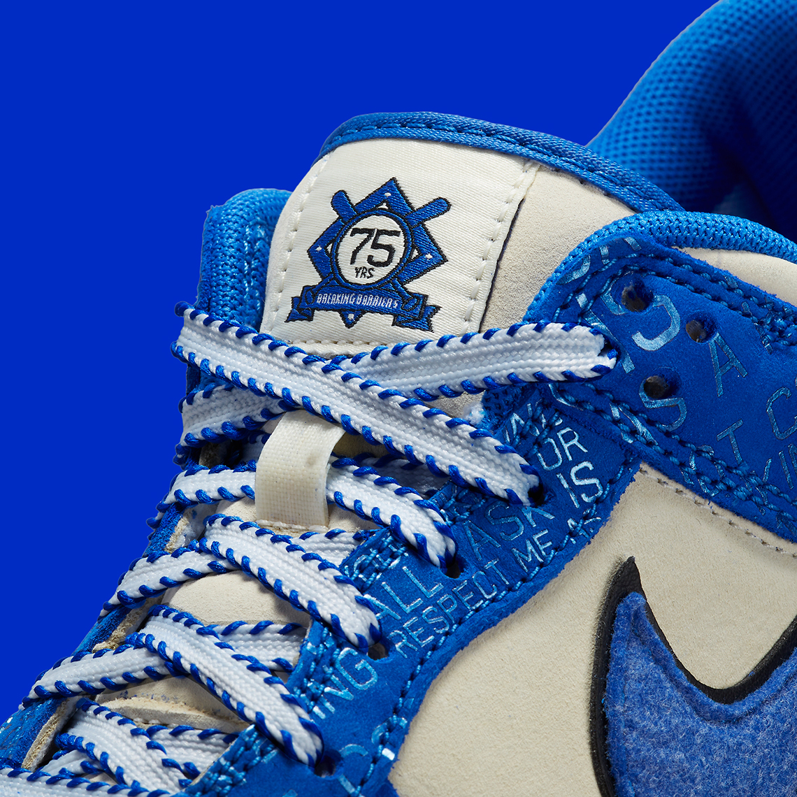 We're loving these Jackie Robinson Nike Dunk Lows. Tap in with