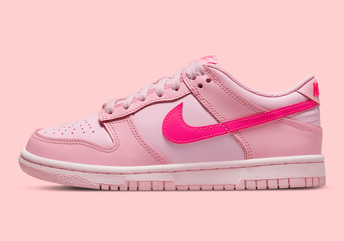 nike dunk low gs pink red DH9765 600 2