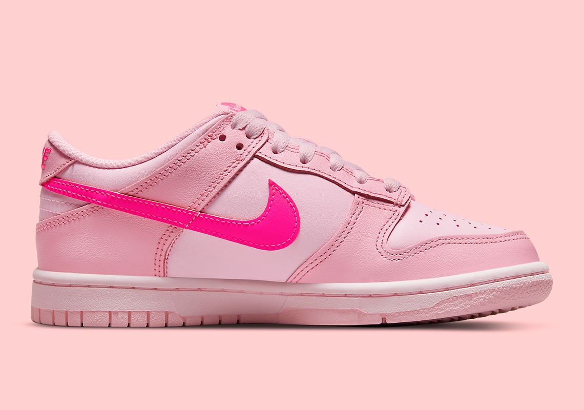 nike dunk low gs pink red DH9765 600 5