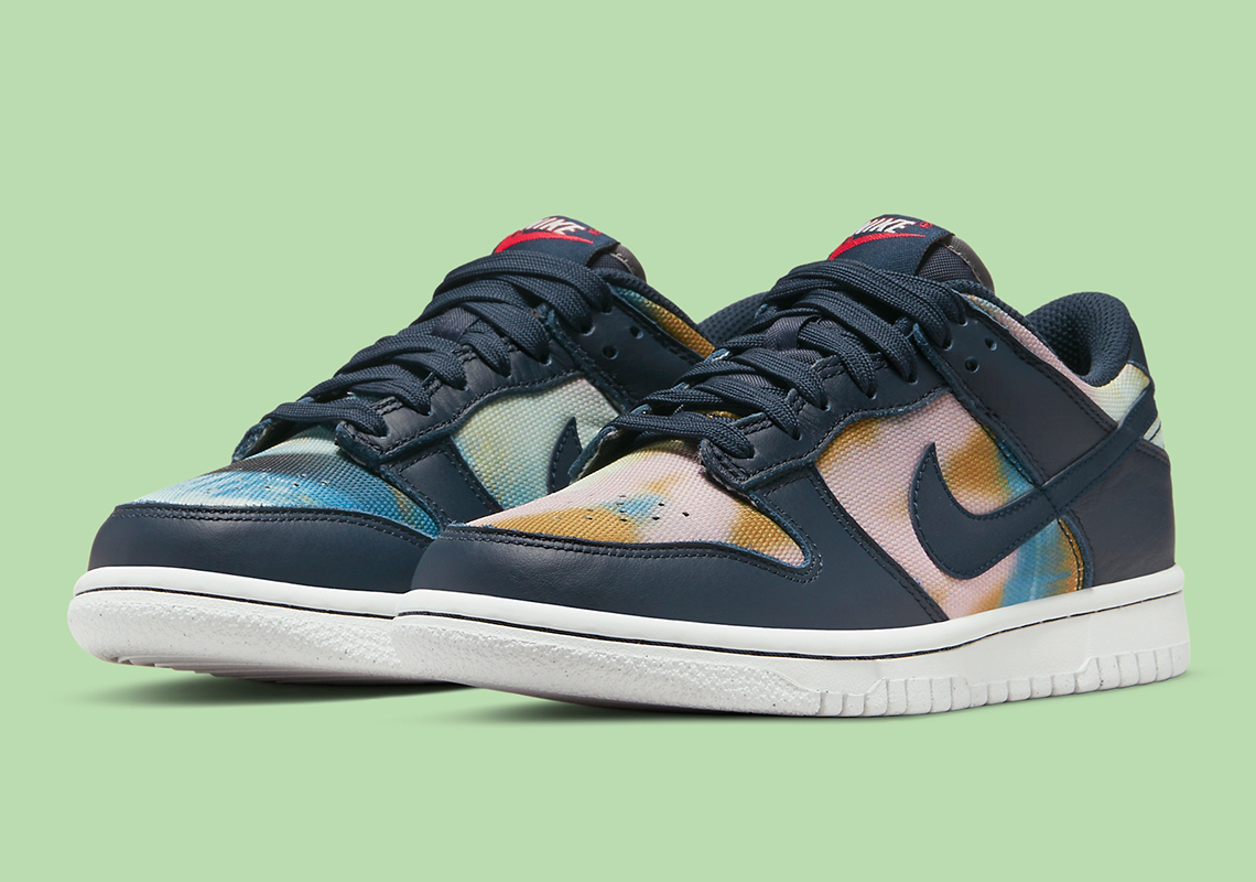 Kids&#039; Nike Dunk Low 'Navy Graffiti' DM1051-400 Release Date