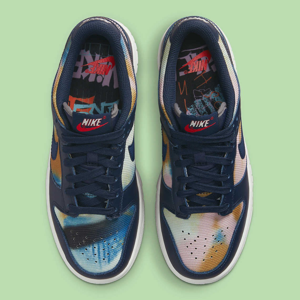 Nike Dunk Low Navy Graffiti Release Date 4