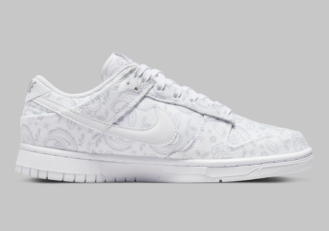 nike dunk low paisley white grey dj9955 100 release date 3