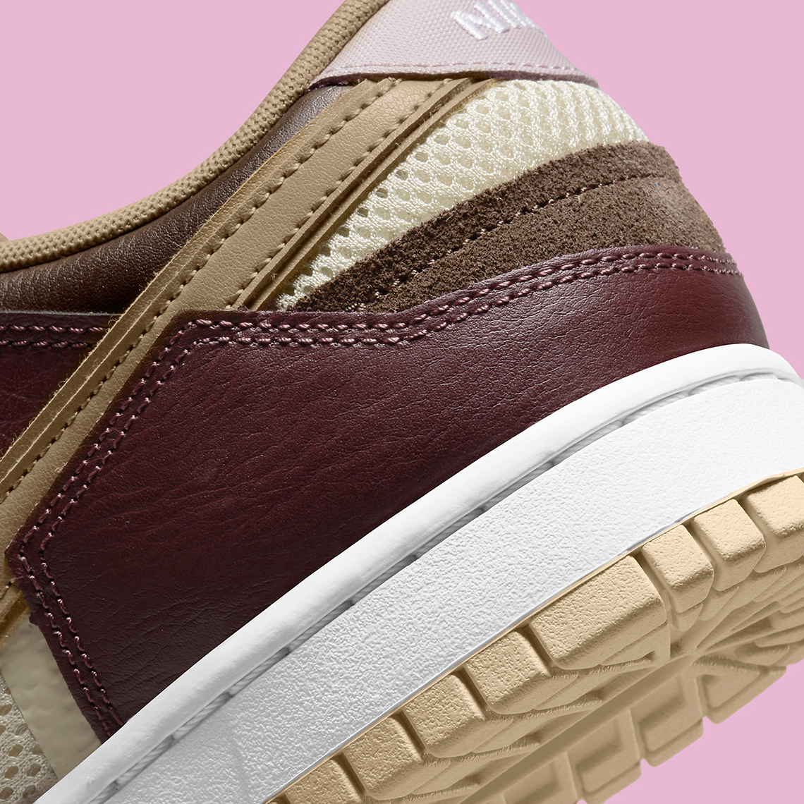 nike dunk low scrap brown pink dh7450 100 release date 2