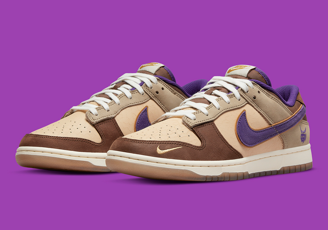 New Nike Dunk Low 'Setsubun/White Onyx/Court Purple' [DQ5009-268] Size 10.5  NEW - Helia Beer Co