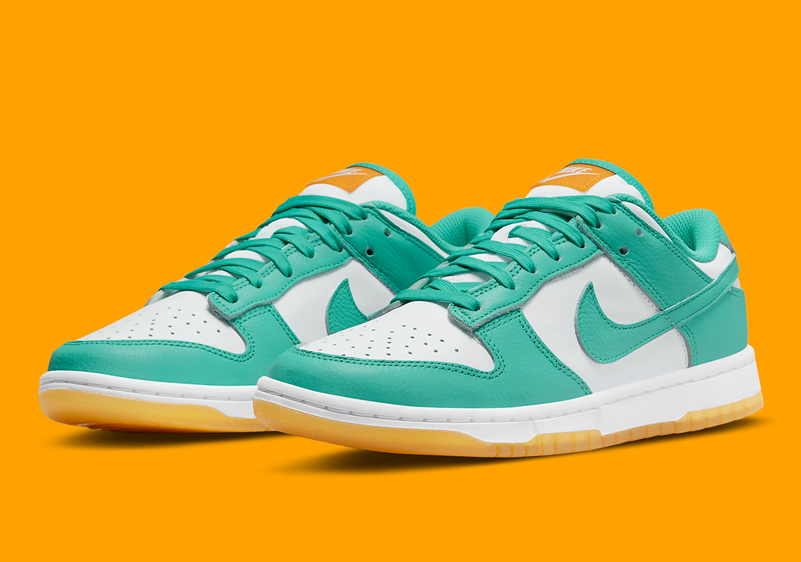 nike dunk low teal