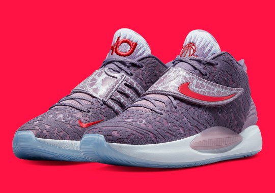 Nike KD 14 “Valentine’s Day” Appears A Month Late
