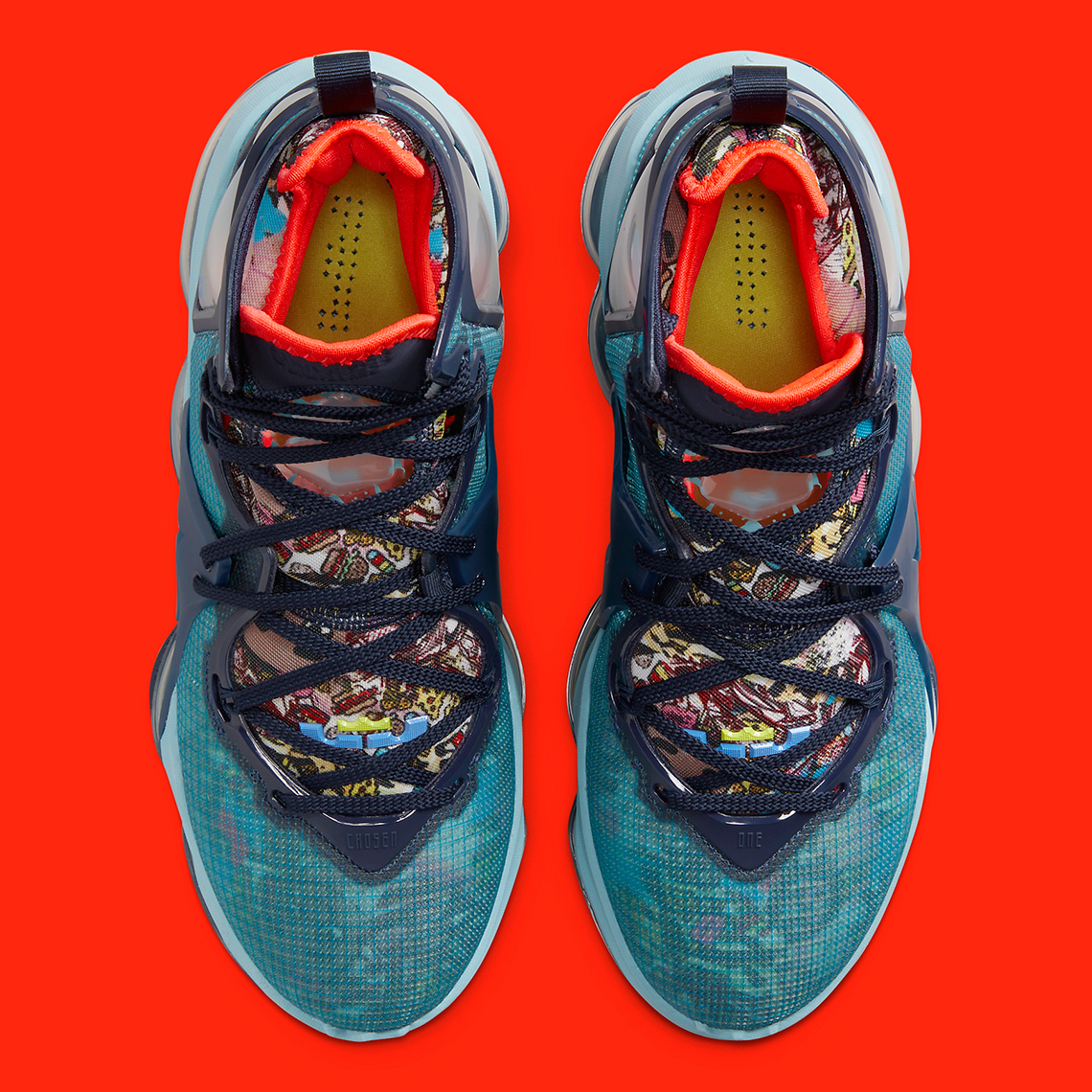 Nike Lebron 19 Fast Food Blue Dc9340 400 Release Date 2