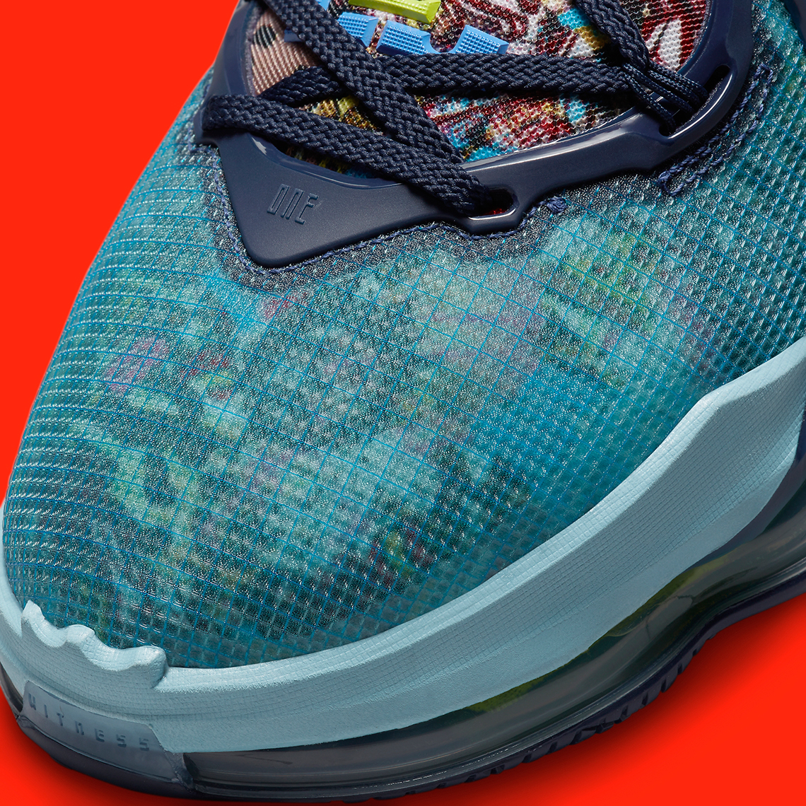 Nike Lebron 19 Fast Food Blue Dc9340 400 Release Date 4