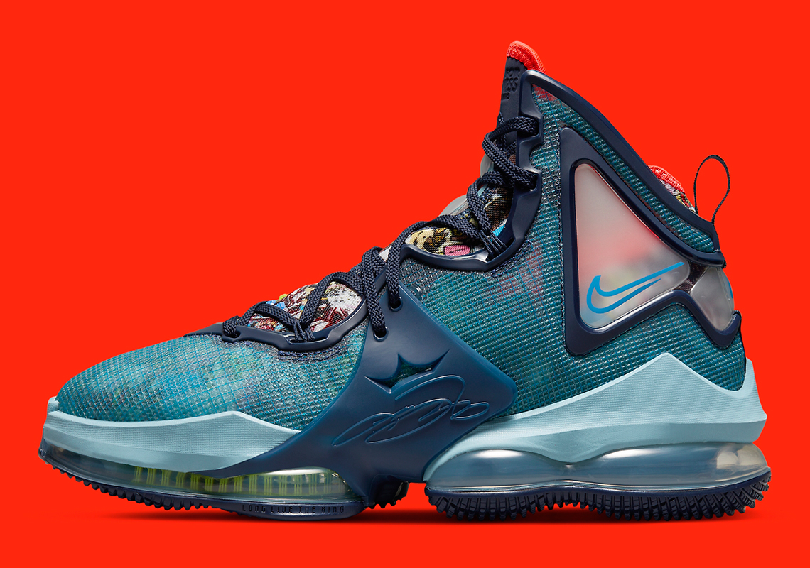 Nike LeBron 19 "Fast Food" Ordered Up In Alternate Blue Colorway