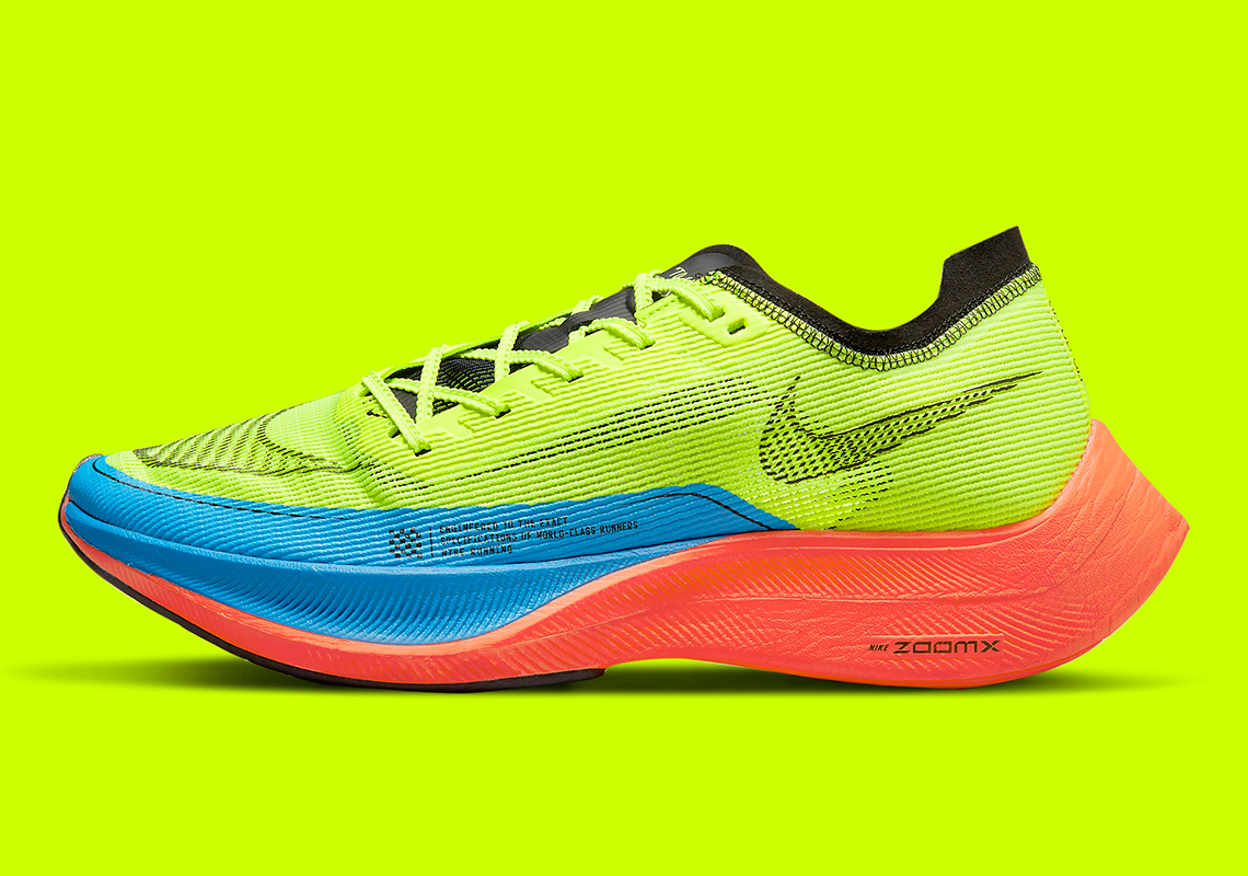 Nike ZoomX VaporFly NEXT% 2 Volt Black Bright Crimson DV3030-700 ...