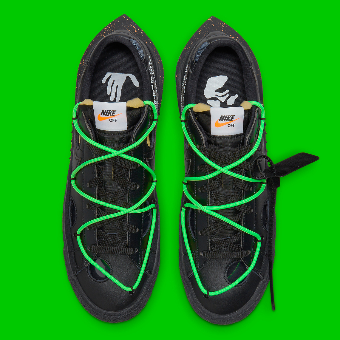 Blazer Low x Off-White™️ 'Black and Electro Green' (DH7863-001) Release  Date. Nike SNKRS