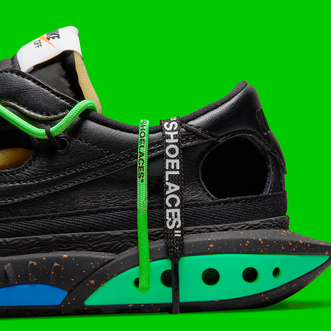 Blazer Low x Off-White™️ 'Black and Electro Green' (DH7863-001) Release  Date. Nike SNKRS