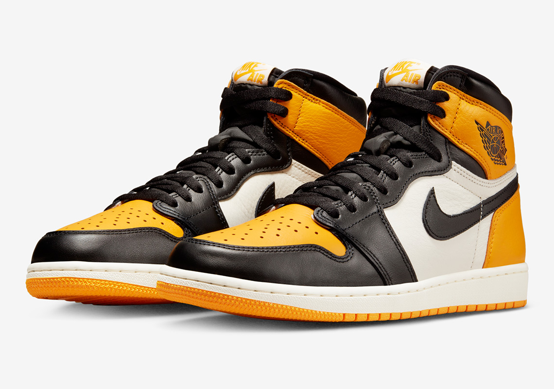 Official Images Of The Air Jordan 1 Retro High OG "Yellow Toe"