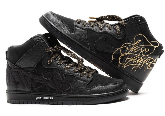 Renowned Graffiti Artist FAUST Vandalizes The Nike SB Dunk High For Upcoming Collab