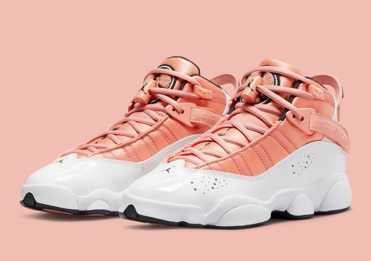 The Jordan 6 Rings Goes Pink And White For The Spring