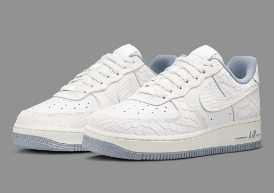 Scales Cover The Upcoming Nike Air Force 1 “White Python”