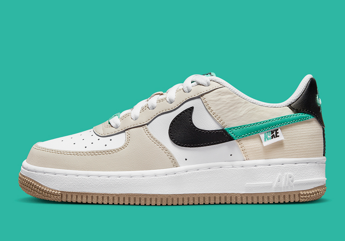 Spliced Swooshes Add Some Extra Color To This Neutral-Leaning Air Force 1