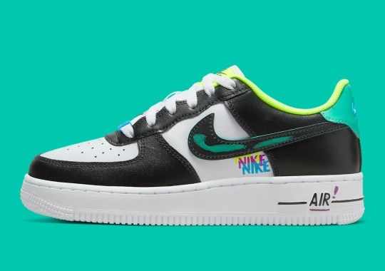 The Latest Kid’s Nike Air Force 1 Low Appears With Graffiti-Inspired Details