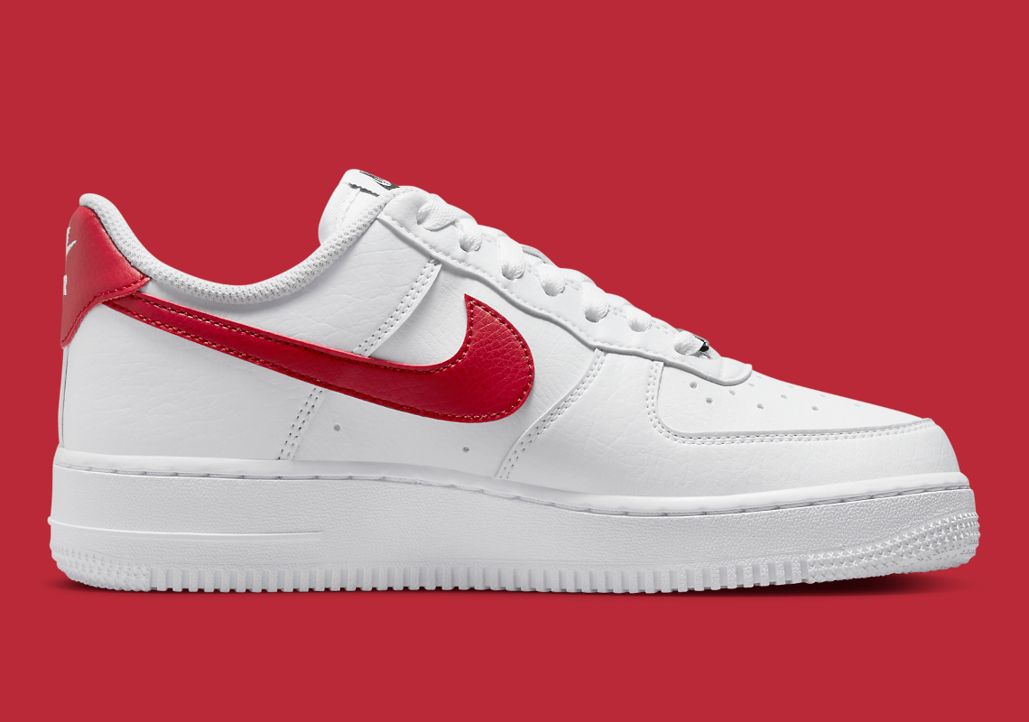 red and white mens air force 1