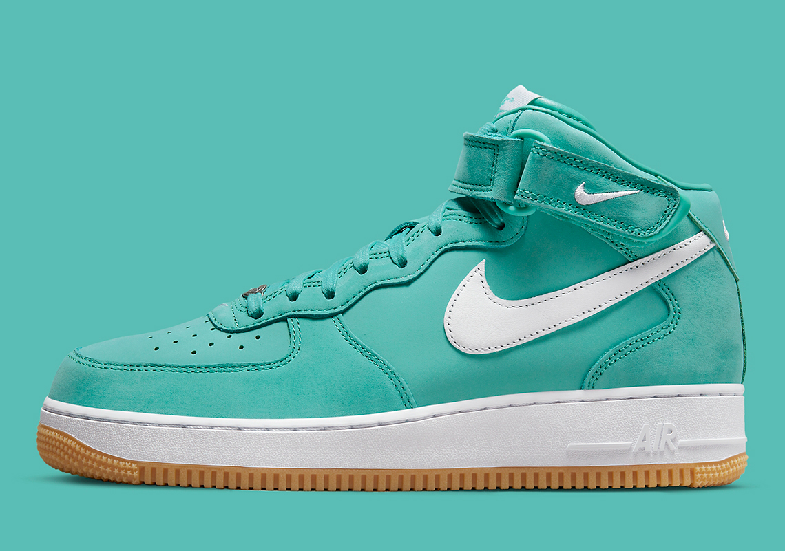 nike air force 1 washed teal