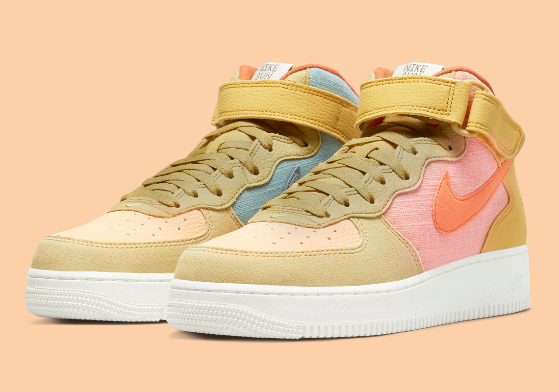 Official Images Of The Nike Air Force 1 Mid "Sun Club"