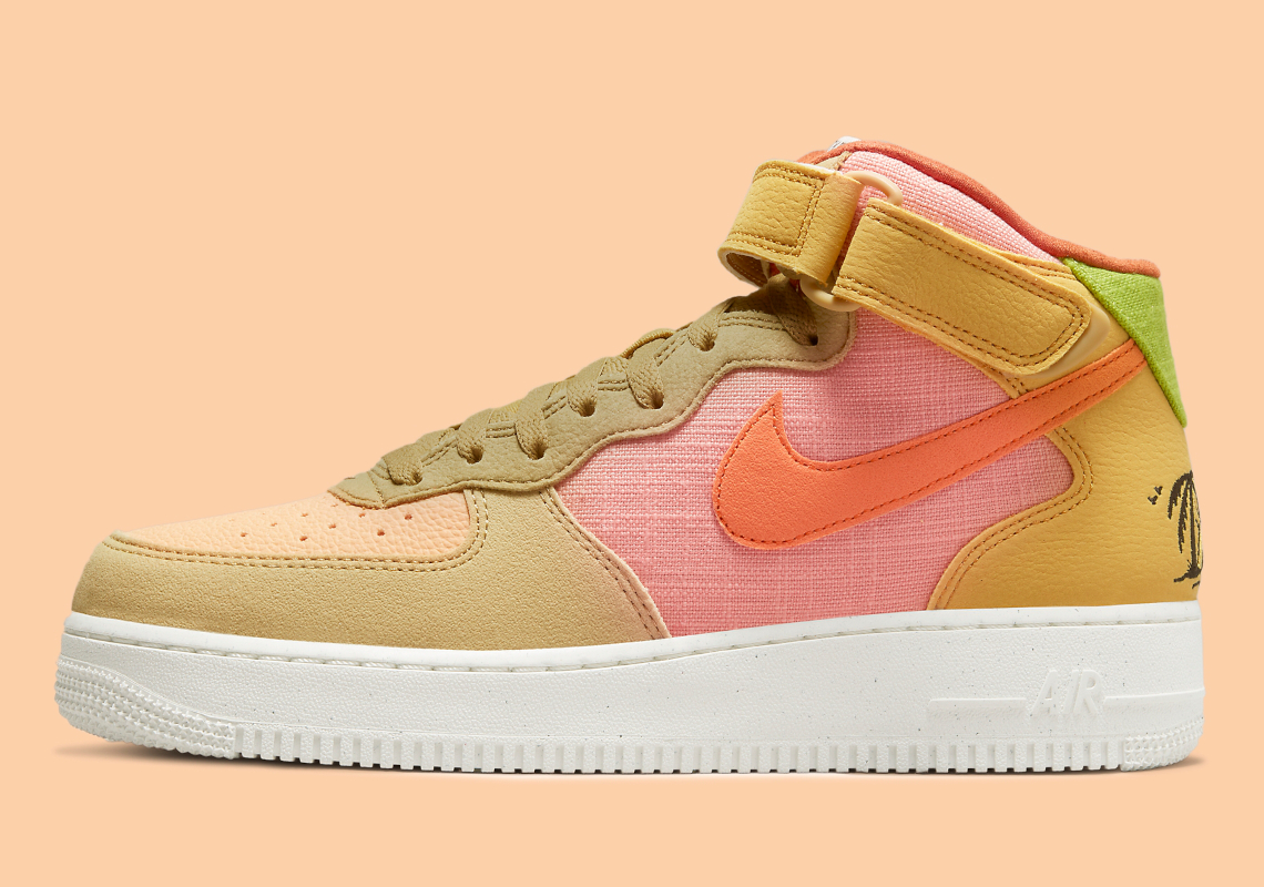 Nike's Air Force 1 Mid 'Sun Club' Takes a Tropical Vacation