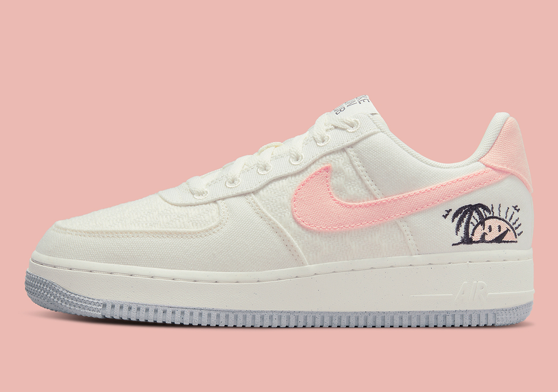 The nike air force 1 low max air “Sun Club” Catches Some Rays In A Simple White Colorway