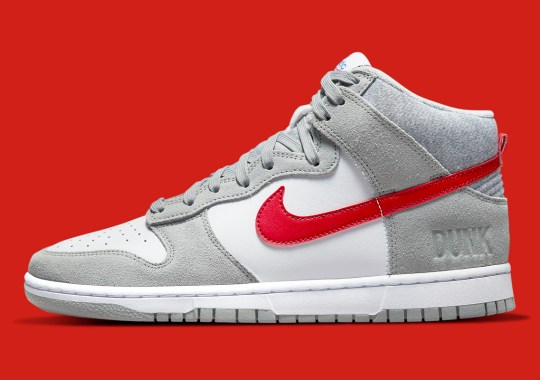 This Red Swoosh-Donning Nike Dunk High “Athletic Club” Is Also Dropping In Adult Sizes
