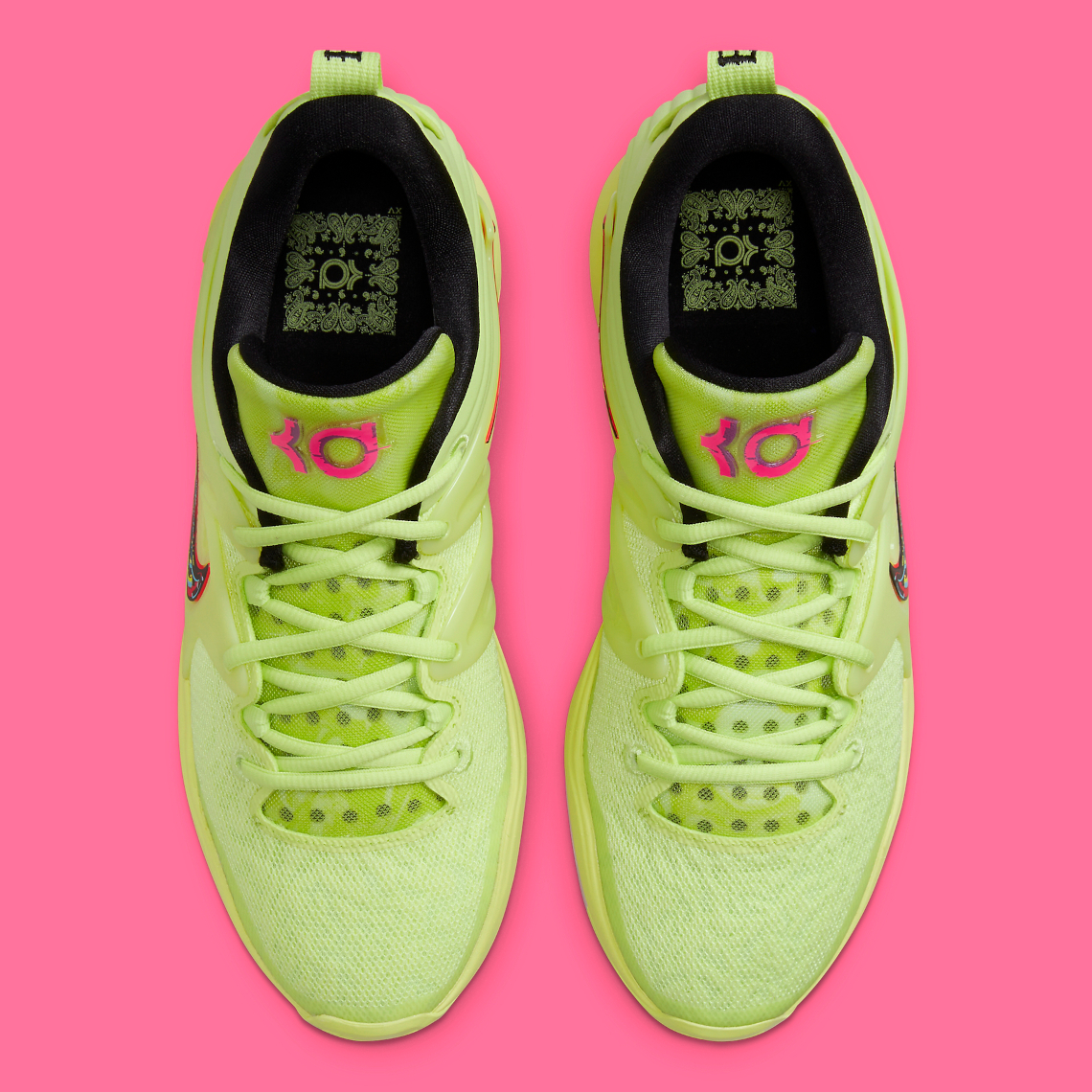 neon green kd shoes