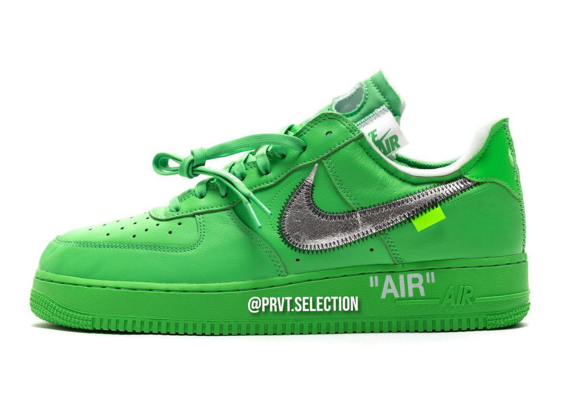 Off-White x off white for nike air jordan 1 Nike Air Force 1 Low "Green" Brooklyn Museum