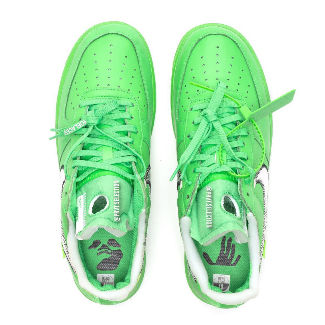 Off White Nike Air Force 1 Low Green 2022 8