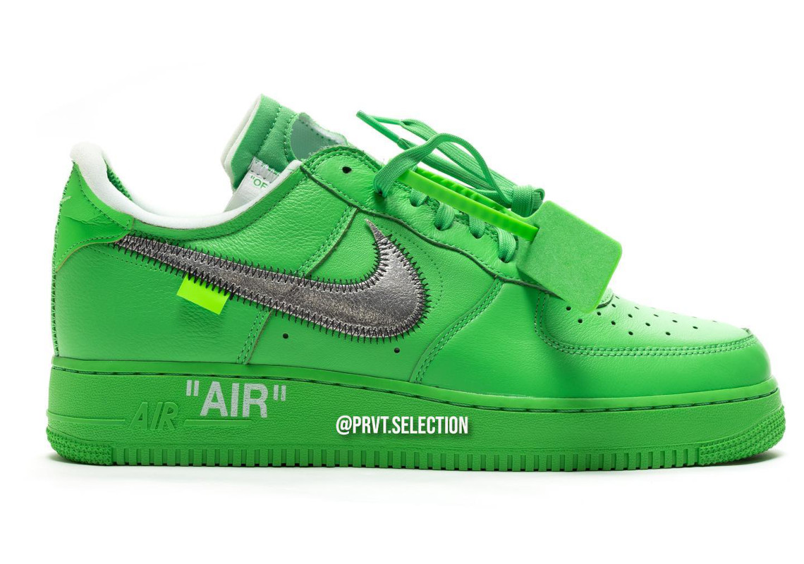 Off-White x off white 1s Nike Air Force 1 Low "Green" Brooklyn Museum