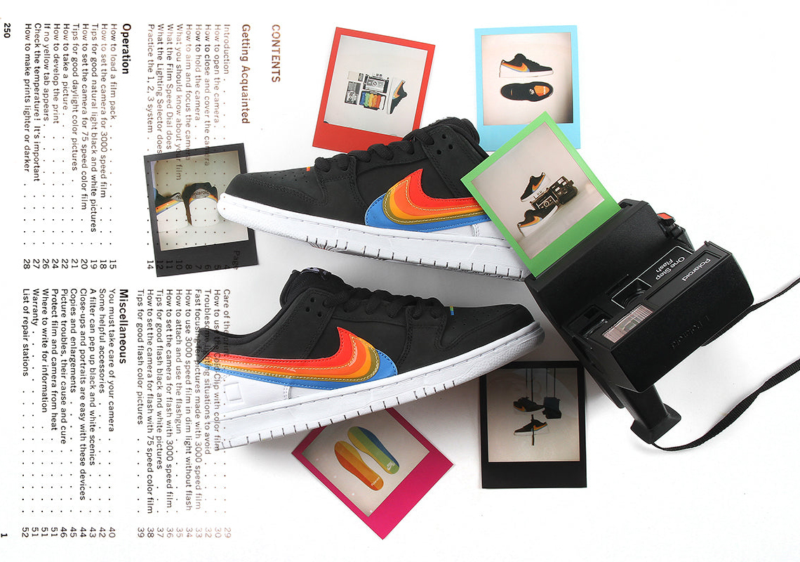 Polaroid Nike SB Dunk Low DH7722-001 Store List | SneakerNews.com